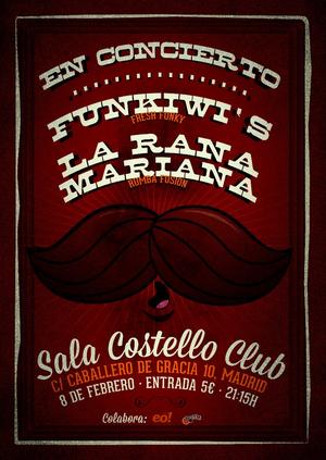 La rana mariana + Funkiwis en Madrid