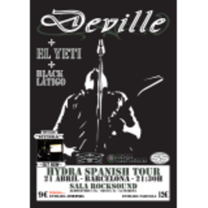Deville + El Yeti + Black Latigo en Barcelona