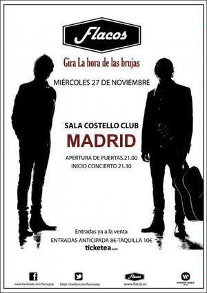 Flacos Band en Madrid