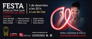 Festa Dóna la teva llum contra la sida