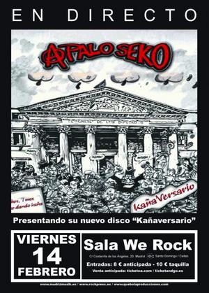 A Palo Seko + No Konforme + Tokame la polla (tributo a La Polla) en Madrid