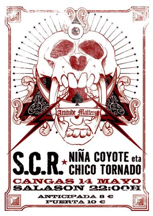 SCR + Niña Coyote eta Chico Tornado en Cangas do Morrazo