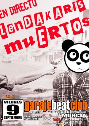 Lendakaris Muertos + Liándola Panda Djs + Dj Huekax en Murcia
