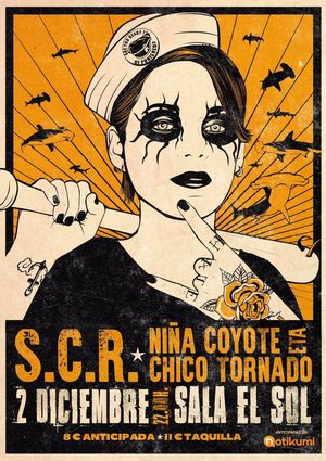 SCR + Niña Coyote eta Chico Tornado en Madrid