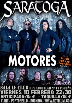 Saratoga + Motores en A Coruña
