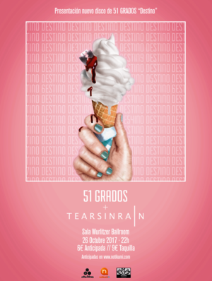 51 GRADOS + TEARS IN RAIN en Madrid