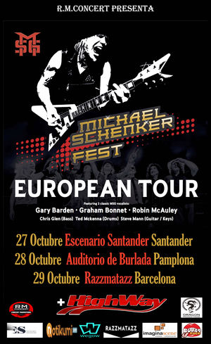 Michael Schenker Fest European Tour 2017 en Santander