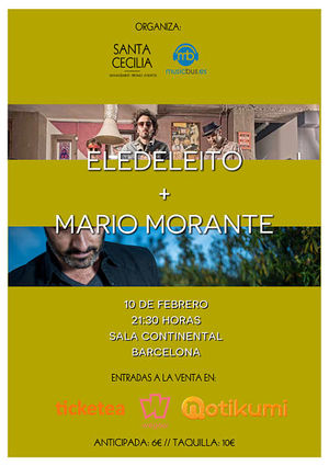 Eledeleito y Mario Morante en Barcelona