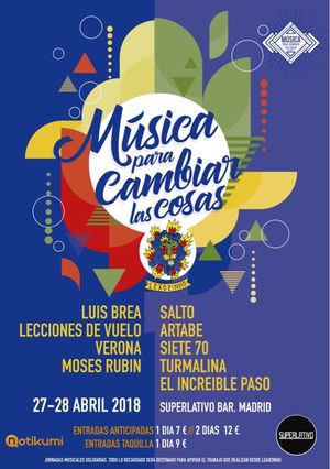 Música para cambiar las cosas en Madrid