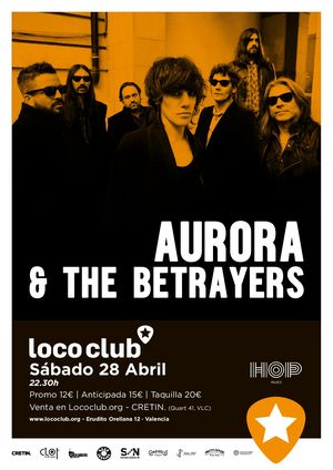 Aurora & The Betrayers en Valencia