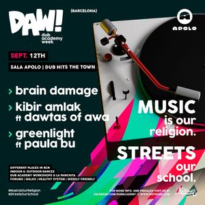 DAW! Entradas día 12 para Dub Academy Week