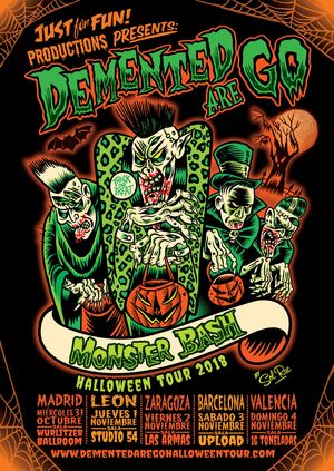 Demented Are Go + The Lucky Dados en Madrid (HALLOWEEN NIGHT)