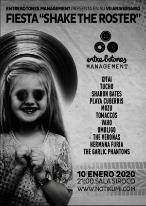 Fiesta Aniversario Entrebotones Shake de Roster