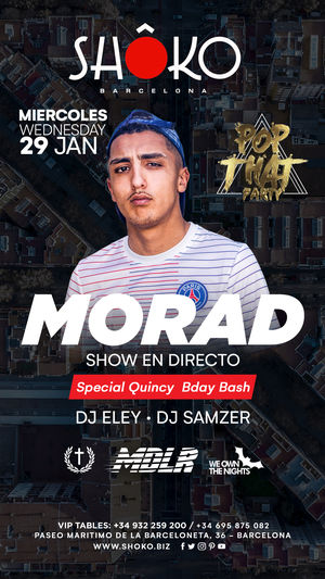 POP THAT PARTY | MORAD en concierto