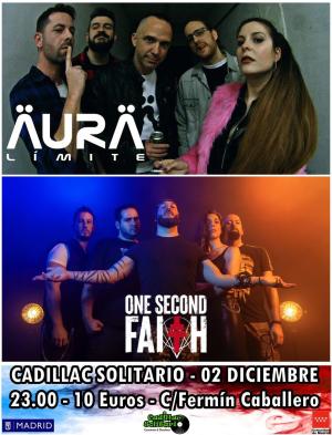 Concierto de aura limite + One Second Faith en Madrid