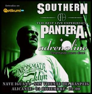 Concierto de Southern (Homenaje Pantera) + Adrenaline en San Vicente del Raspeig