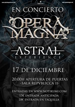 Concierto de Opera Magna + Astral Experience 17 de diciembre
