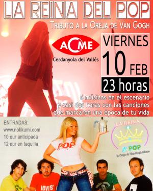 CONCIERTO LA REINA DEL POP
