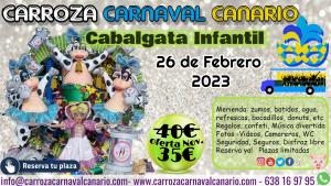 Carroza Cabalgata Carnaval Infantil de Las Palmas de Gran Canaria 2023