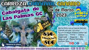 Carroza Cabalgata Carnaval Las Palmas de Gran Canaria 2023