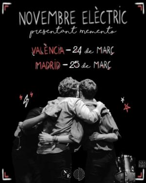 NOVEMBRE ELÈCTRIC PRESENTA MEMENTO A VALÈNCIA