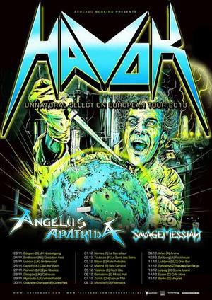 Savage Messiah + Angelus Apatrida + Havok en Valencia