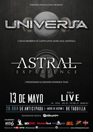 UNIVERSA + ASTRAL EXPERIENCE en Madrid