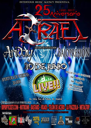 Azrael + Ariday + Bajo Presion en Madrid