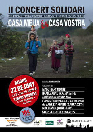 II Concert Solidari amb CEAR PV "Casa Meua és Casa Vostra"