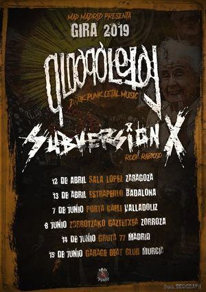Qloaqa Letal + Subversion X en Badalona