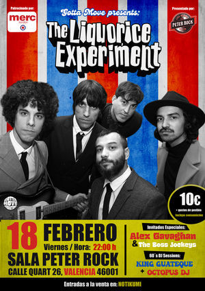 Gotta Move presenta: Concierto de The Liquorice Experiment + 60s DJs
