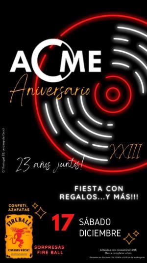 XXIII ANIVERSARIO SALA ACME
