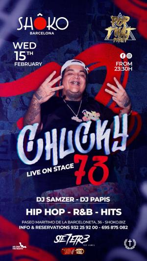CHUCKY73 en concierto - POP THAT PARTY
