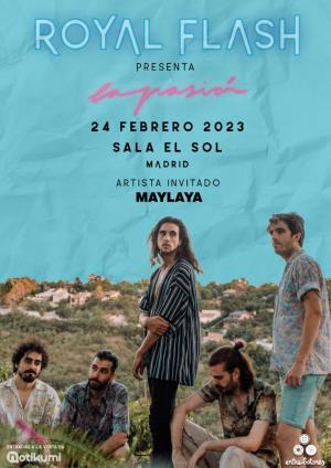 Concierto de The Royal Flash + Maylaya en Madrid