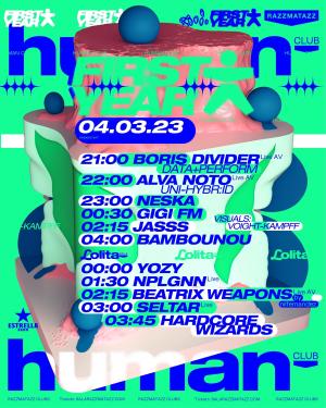 HUMAN - Alva Noto Live A/V + Boris Divider Live A/V & more