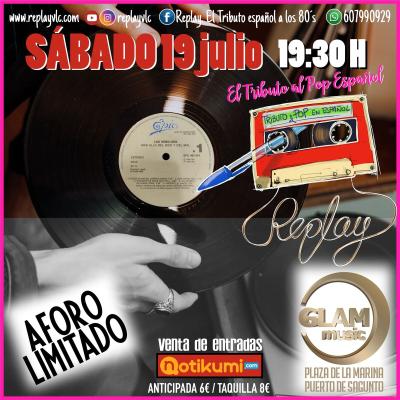 REPLAY  sabado 19 de Junlio a las 19:30h (El tributo al POP en ESPAÑOL)