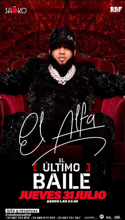 El alfa ( el último baile) Despedida madrid