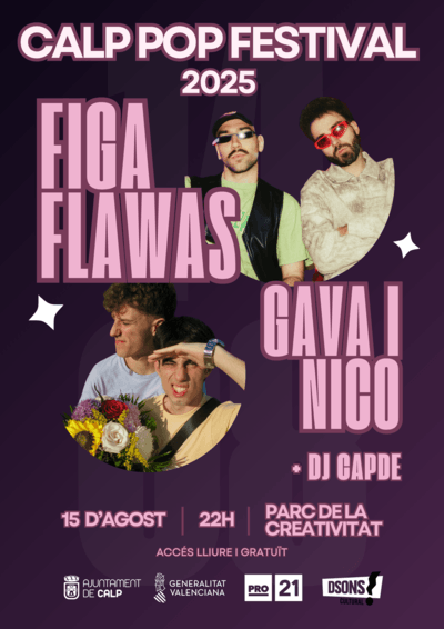 CALP POP FESTIVAL 2025 - Figa Flawas + Gava y Nico
