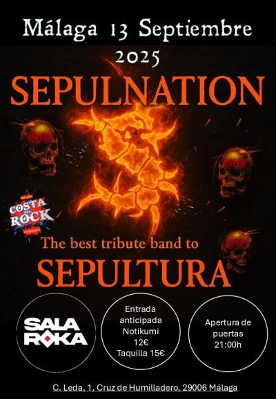 Sepulnation _ the best tribute to Sepultura en Sala Roka - Málaga -