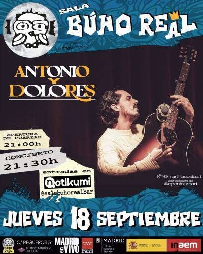 ANTONIO Y DOLORES en Madrid (Búho Real).