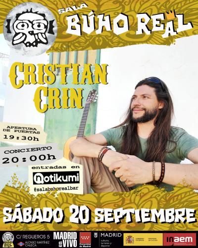 CRISTIAN CRIN en Madrid (Búho Real).