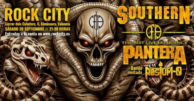 Southern Pantera Experience + Pòstum-0 en Valencia @Rock City