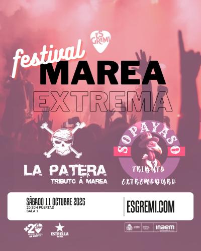 tributo de La Patera (Marea)  + So Payaso (Extremoduro) en Palma de Mallorca