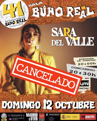 SARA DEL VALLE en Madrid (41º Aniversario Búho Real).