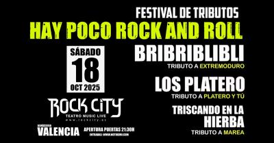 Festival Hay Poco Rock And Roll en Valencia @Rock City