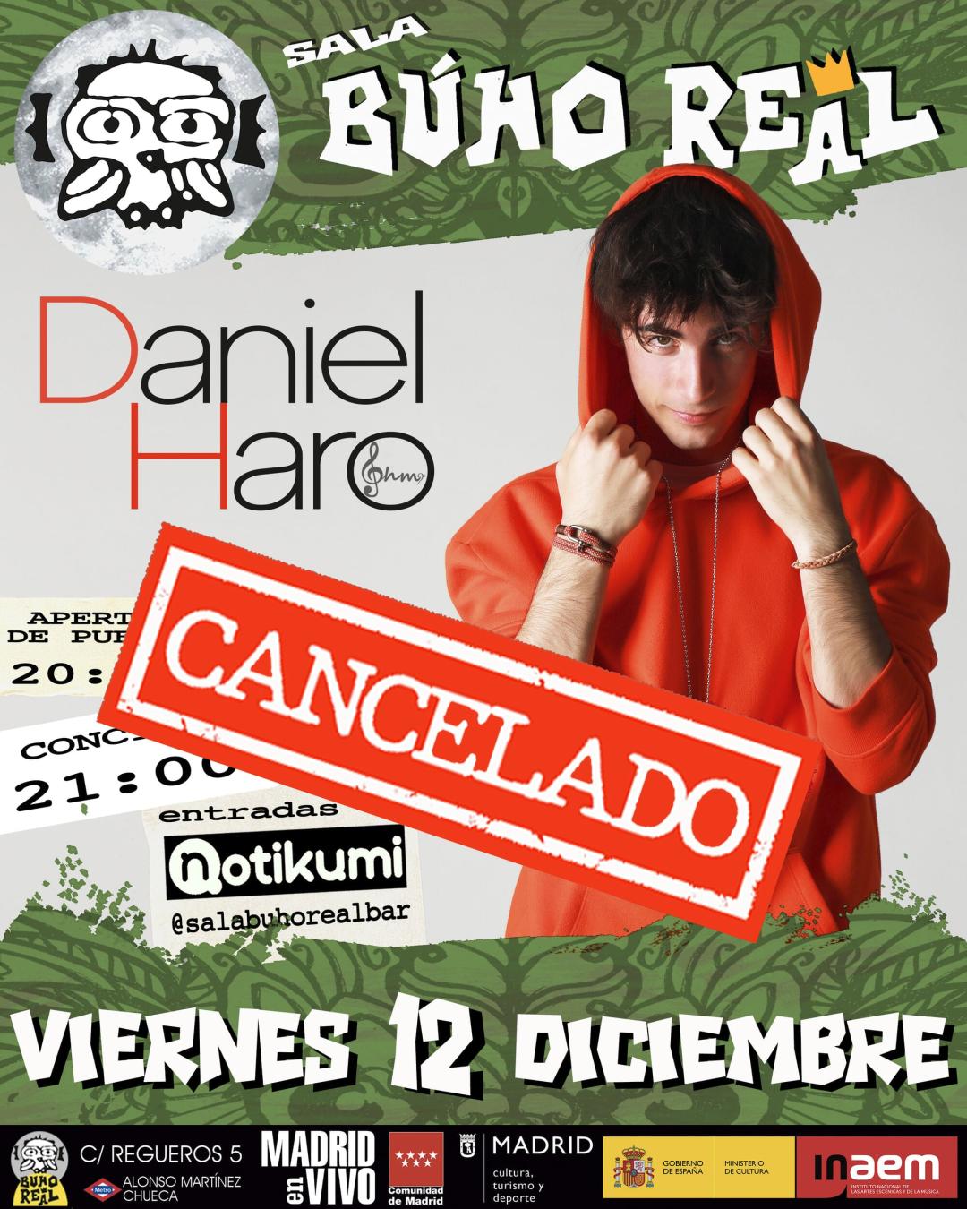 DANIEL HARO en Madrid (Búho Real).