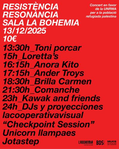 RESISTÈNCIA, RESONÀNCIA @ La Bohemia