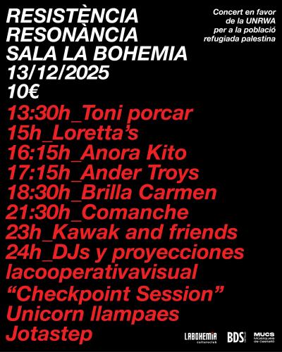 RESISTÈNCIA, RESONÀNCIA @ La Bohemia