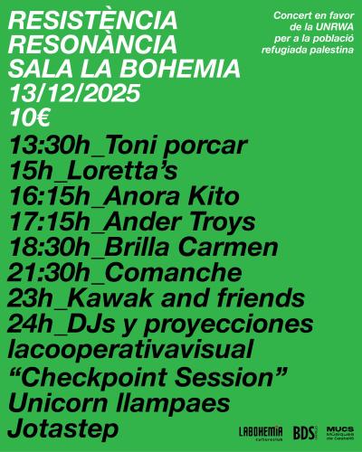 RESISTÈNCIA, RESONÀNCIA @ La Bohemia