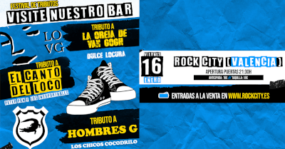 Festival Visite Nuestro Bar en Valencia @Rock City